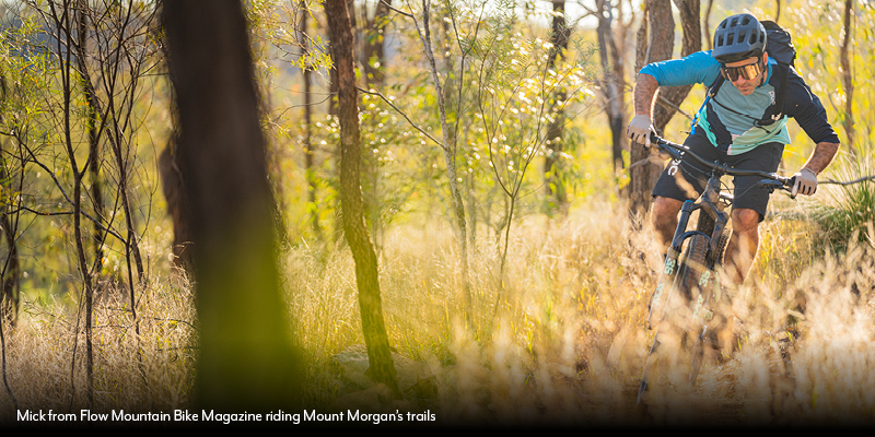 Flow Mountain Bike Magazine riding Mount Morgan's Trails