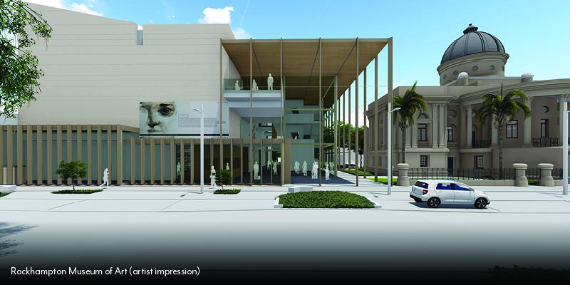 Artist Impression of Rockhampton Museum of Art