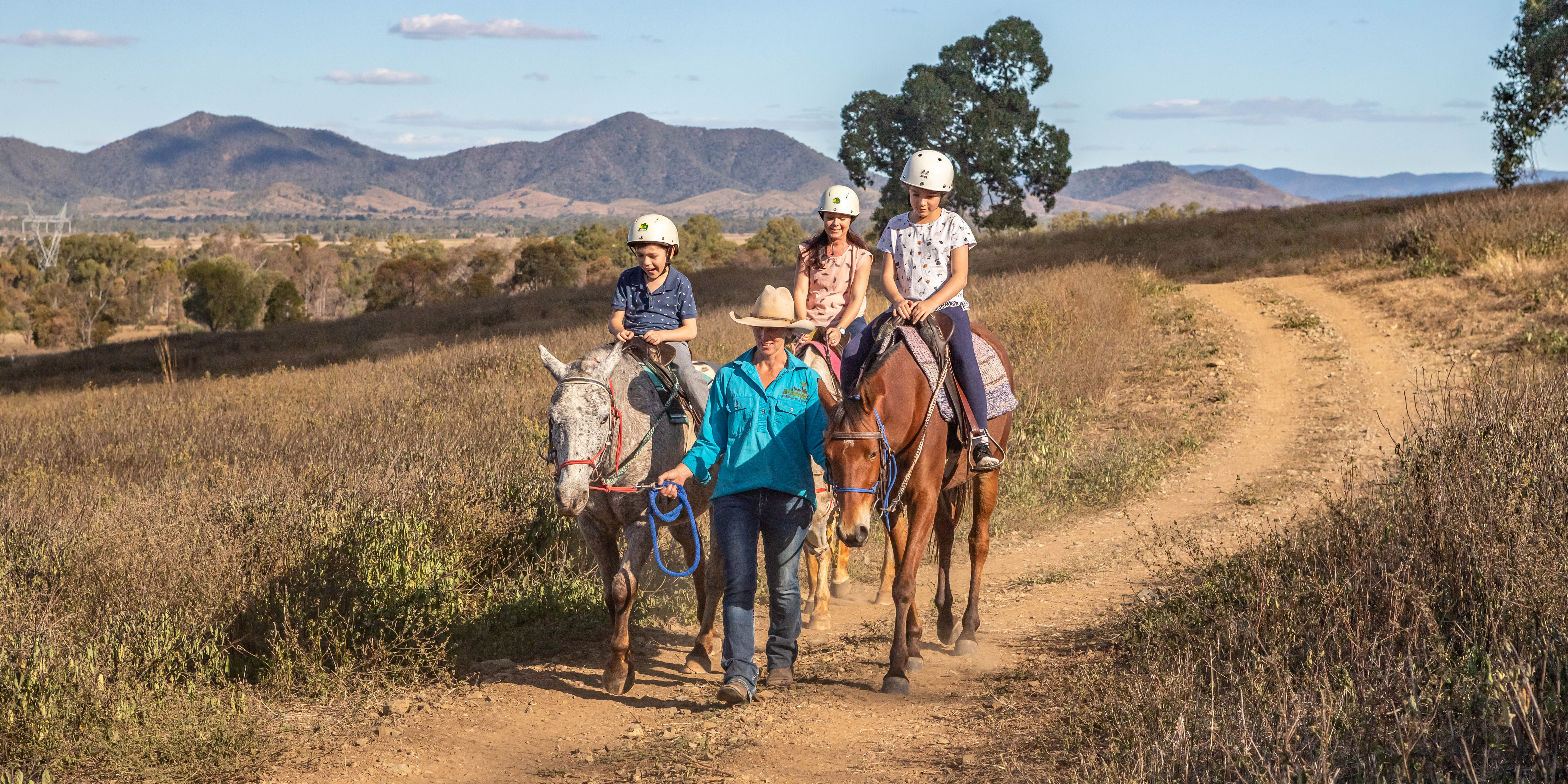 Horse riding at Alkoomi