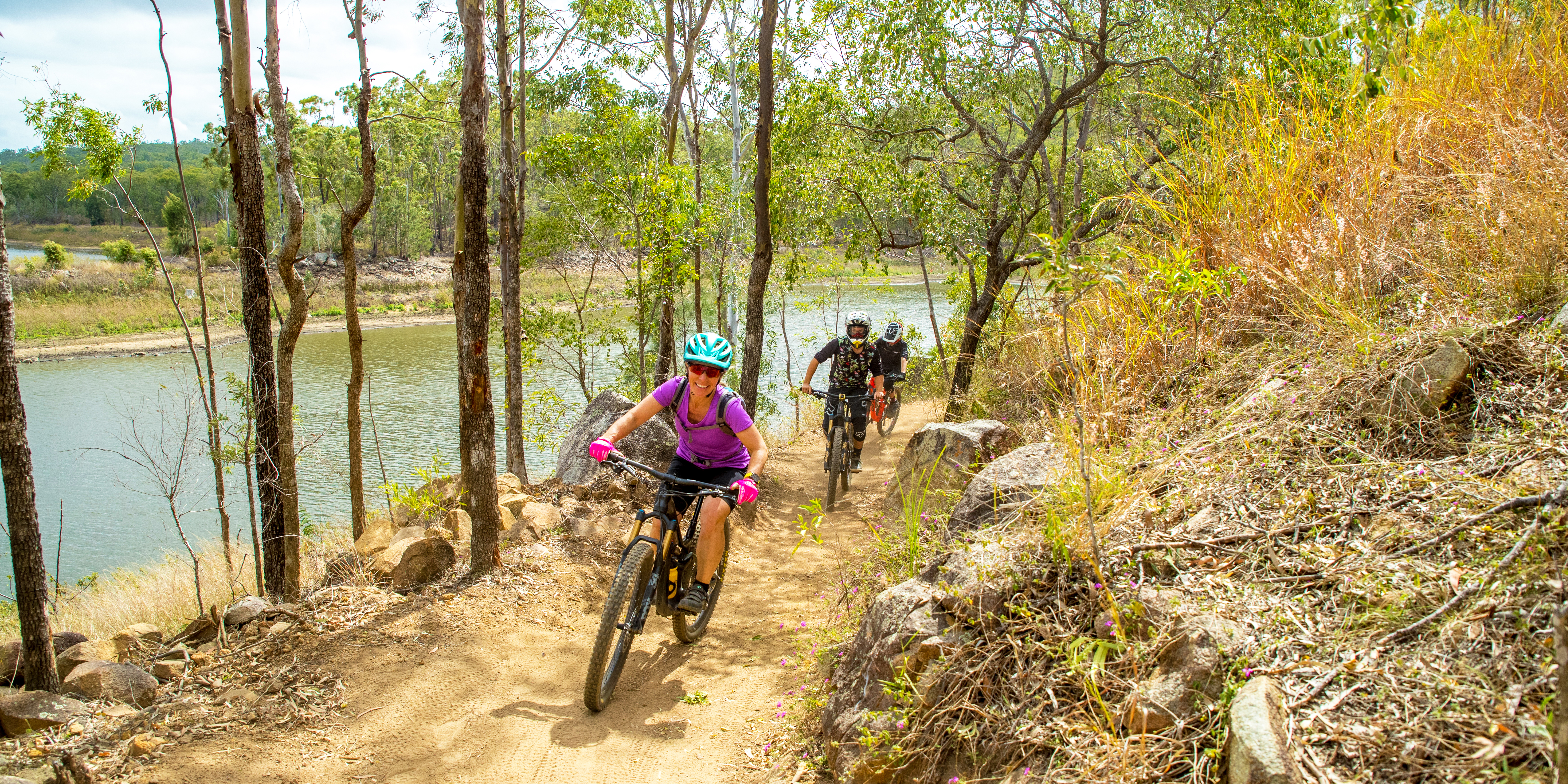 Mountain bike riding in Mount Morgan