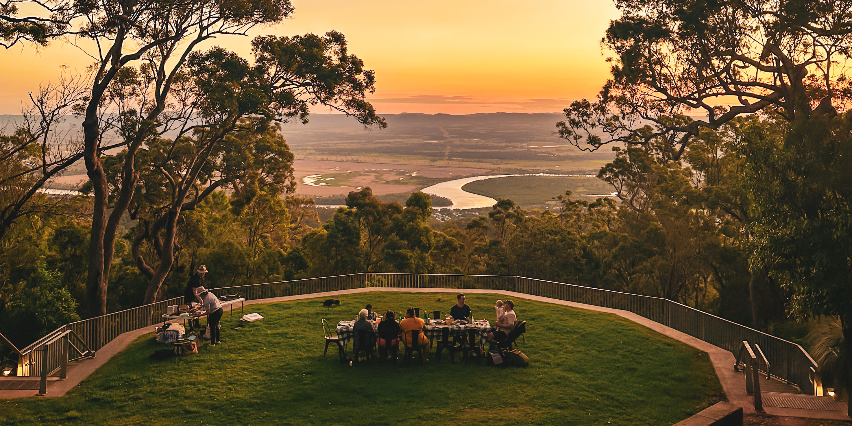 picnic on Mount Archer