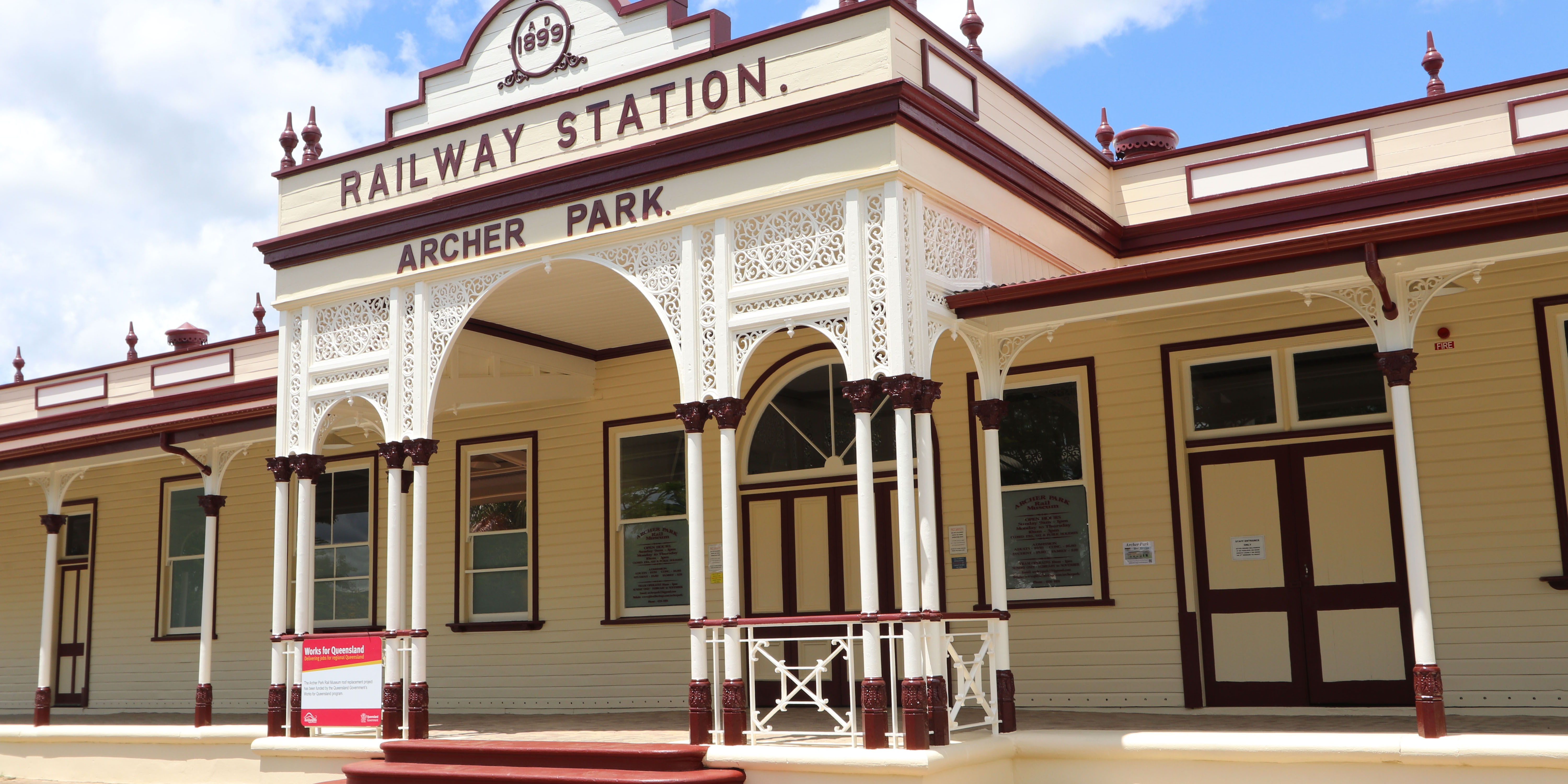 External shot of Archer Park Railway Museum