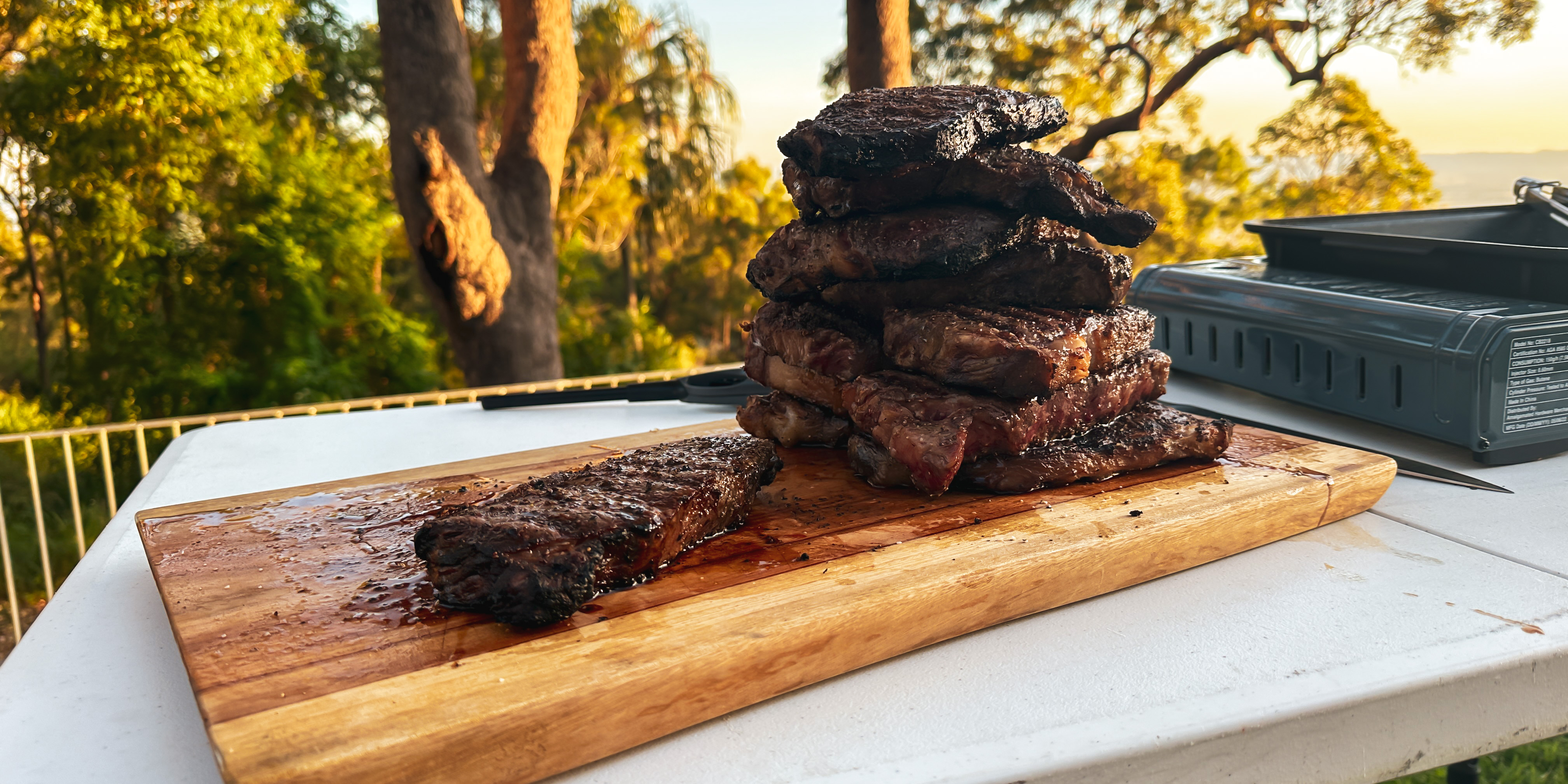 sizzling steak