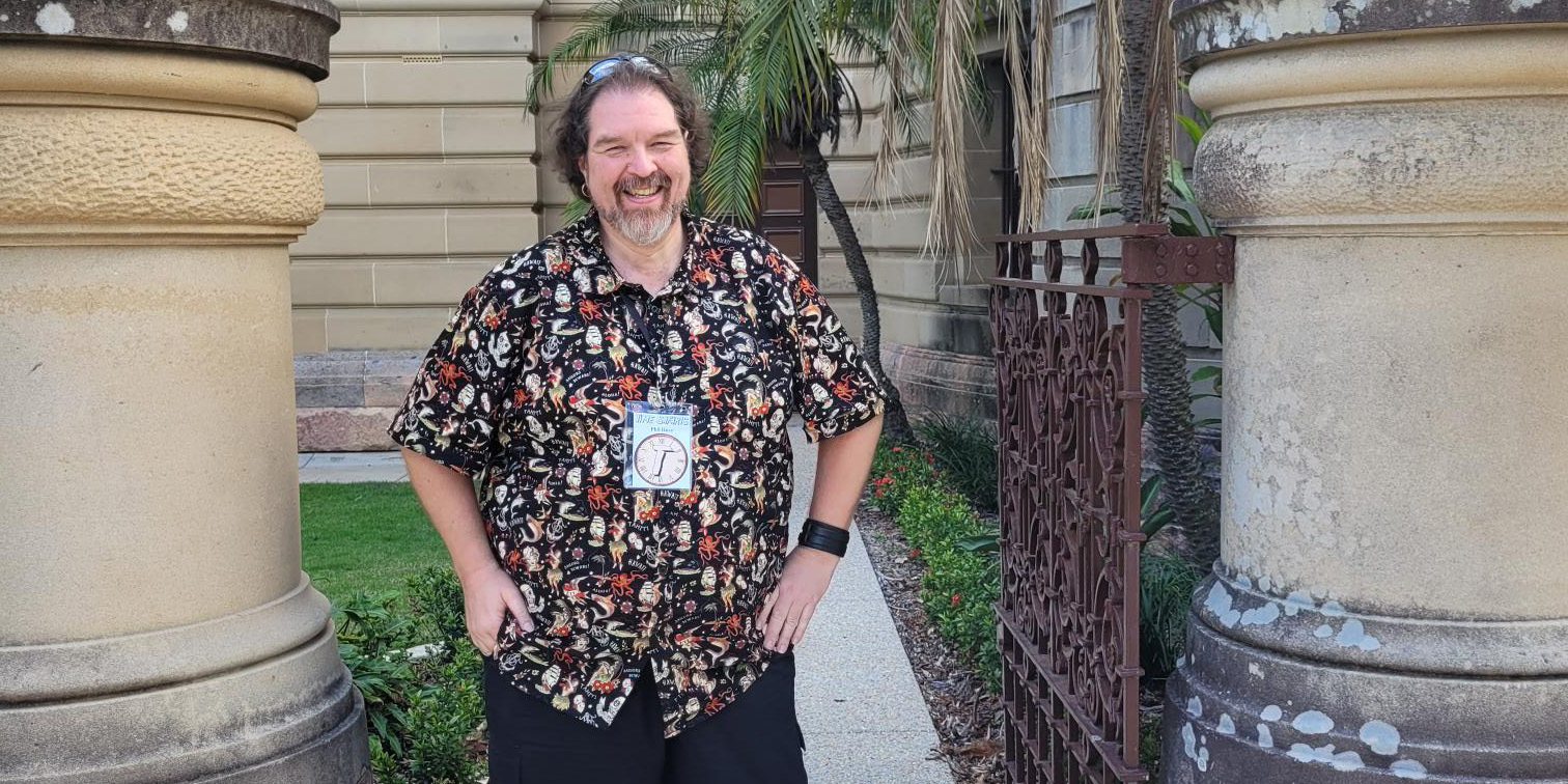 Photo of tour guide smiling at camera