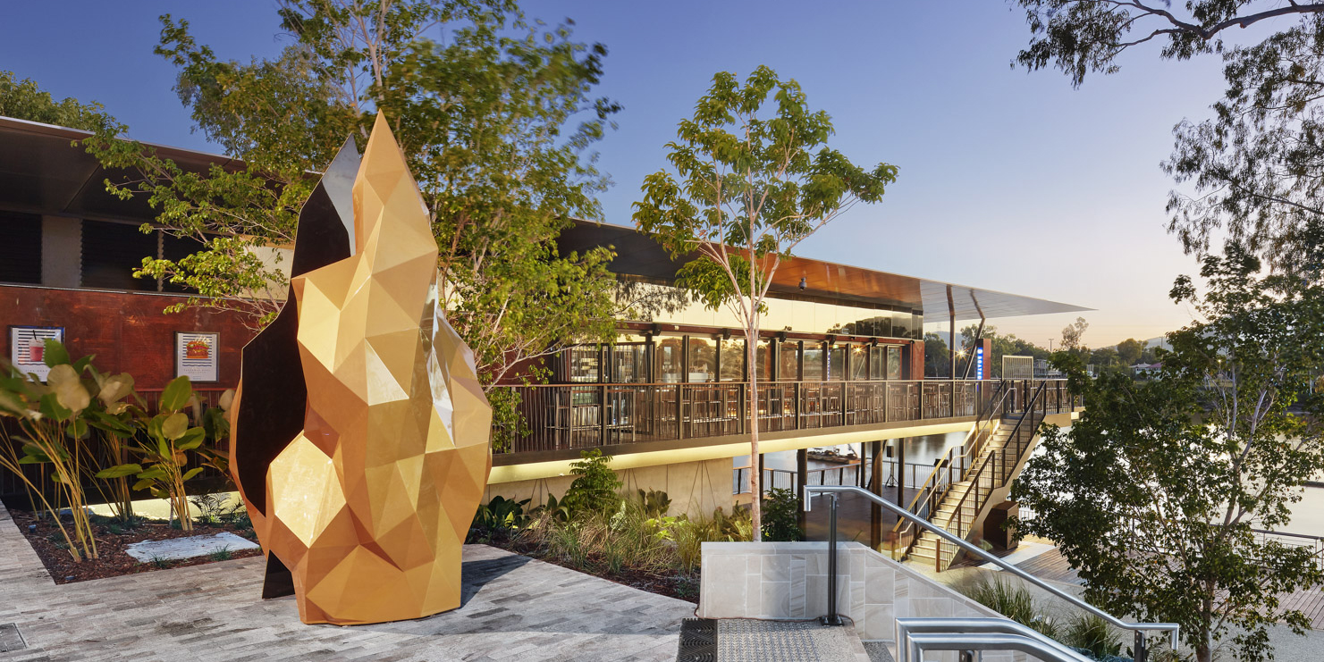 Artwork on Riverside Precinct