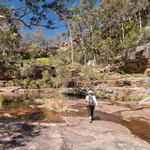 Blackdown Tablelands National Park hiker