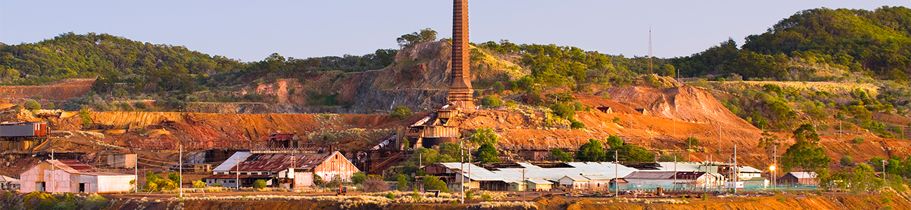 view of the Mount Morgan Mine