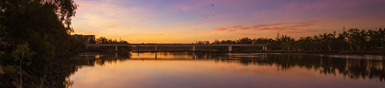 Sunset over the Fitzroy River