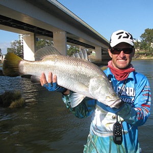 barramundi caught on the Fitzroy River