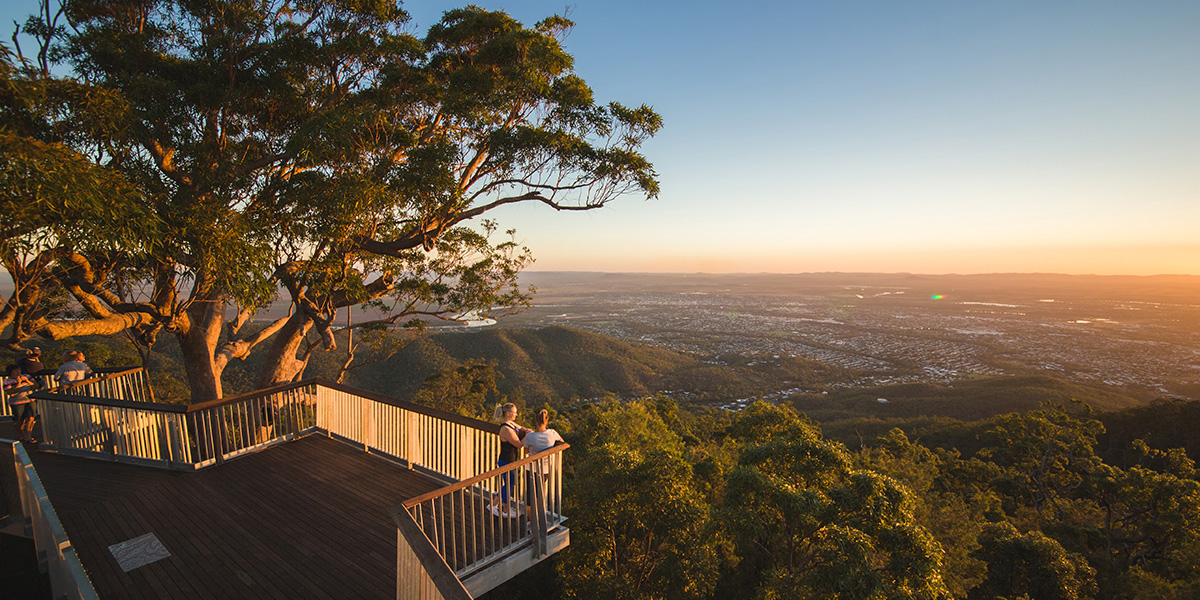 Sunset views from Mount Archer (Nurim) Amphitheatre